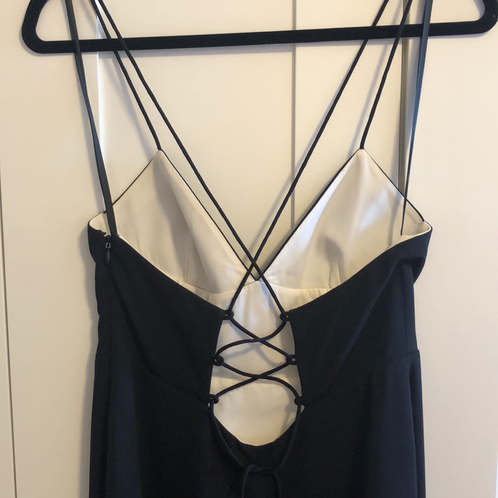 Jill Stuart Two Ply Cami Tie Back Hi Low Dress - Picture 6 of 9